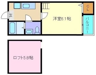 東照宮駅 徒歩8分 2階の物件間取画像